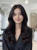 春カラー◎うる艶ストレート髪質改善カラーロングヘア美髪