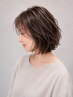 【柔らか質感】カット+コスメパーマ ¥9300