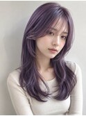 ラベンダーカラーブリーチダブルカラーケアブリーチ原宿学割U24