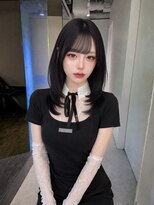 ユーフォリア 渋谷グランデ(Euphoria SHIBUYA GRANDE)&nbsp;韓国ヘアレイヤーカット暗髪SAYAKA
