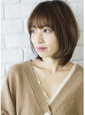 [The C]　引き締め効果☆ひし形ショートボブ