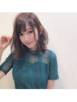 シエナ(CIENA)&nbsp;【CIENA】外ハネアッシュベージュミディ＠酒井