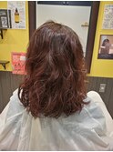 大きめカールの外国人パーマ♪