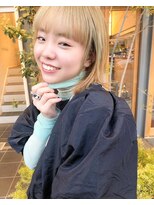 ラパンセヴェール(LA PENSEE VERT)&nbsp;一回のブリーチでできる！ブロンドヘアカラー