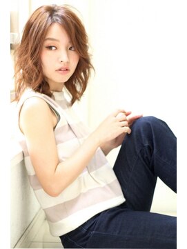 美容室リーフ 豊田店(LeaF) エフォートレスなラフ質感☆くびれミディ