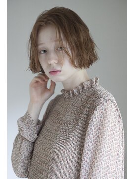 サク 田町芝浦(Sac.) Sac. ボブ 透明感カラー ナチュラルヘア