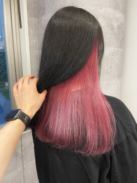 ルーブ トウキョウ(Loob. TOKYO) インナーピンク☆ 【池袋.髪質改善.インナーカラー.ブリーチ】