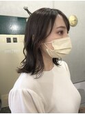 ベージュカラー イヤリングカラー 木場美容室