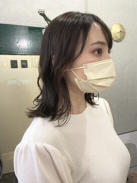 エニタイム(Anytime) ベージュカラー イヤリングカラー 木場美容室