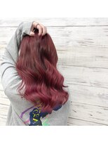 カプセル シンジュク(CAPSULE)&nbsp;透明感☆ブリーチ一回で出来る韓国風カシスピンク@岡しゃん