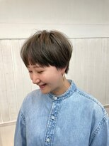 ナンバー ブラオ 名古屋栄(N° blao) クラシカルショートヘア マッシュショート オリーブブラウン