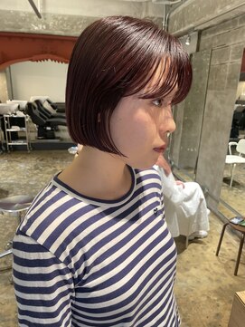 ハマモト 前髪から繋がりのあるボブ