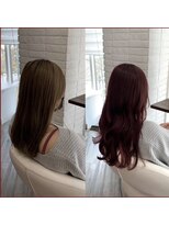 クラン ヘアーアンドスタジオ(CLAN hair & studio)&nbsp;ハイトーンカラーエクステプルエクステブリーチカラーインナー