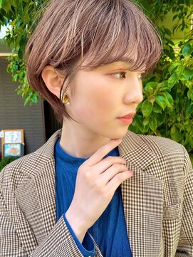 エニ 自由が丘(ENi) マチルダボブ/ピンクベージュ/インナーグレージュ[自由が丘駅]