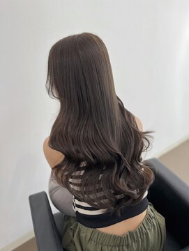 イオエ 梅田(ioe) ニュアンスカラー/グレージュ/ツヤ髪スタイル/髪質改善/縮毛矯正