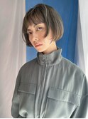ハイトーングレージュ×ミニボブ【本多身和子】