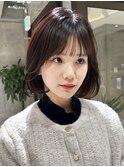 10代20代30代韓国ボブ髪質改善切りっぱなしボブ似合わせカット