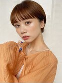 まるみのあるショートボブ