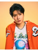 オーシャントーキョーオーバー 渋谷(OCEAN TOKYO OVER)&nbsp;韓国マッシュセンターパートダウンパーマニュアンスパーマウルフ