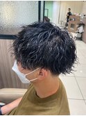 ツイスパ/メンズカット/似合わせ/白髪ぼかし/日野駅/日野