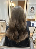 ブリーチオンカラー☆ミルクティーベージュ【ケアブリーチ】