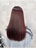 髪質改善カラー艶髪ロングニュアンスカラー