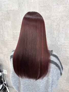 スキル 水戸(SKILL) 髪質改善カラー艶髪ロングニュアンスカラー