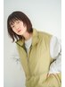 カット＋黒染め落とし+カラー+ハホニコTR　￥12500