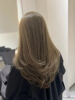 ロエ 恵比寿 代官山(ROE)&nbsp;オリーブベージュ　レイヤーカット　前髪　ブリーチなし