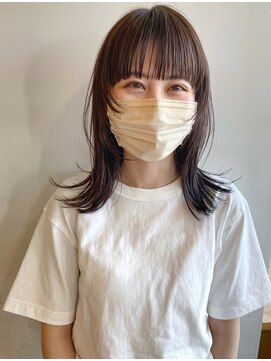 バブルス 上福岡店(BUBBLES) フルバング×ミディアムレイヤー