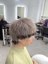 シェイロ(Cielro)&nbsp;メンズ/ホワイトシルバー×エンドカラー