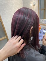 アレクサ 保谷(ALEXA)&nbsp;アンブレラカラーに韓国風ピンク☆鬼のかわいさ