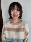伸ばしかけボブ × レイヤー