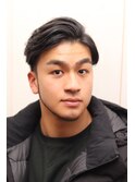ナチュラルパーマシャドウパーマツーブロ刈り上げ