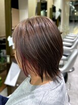 ユーアンボワーズ(U-AMBOISE) 艶ショコラボブ【寝屋川/髪質改善/白髪ぼかし】