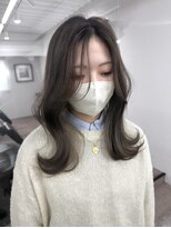 ヘアサロン エフ 渋谷(F)&nbsp;#グレージュ#くびれヘア#韓国ヘア#レイヤー
