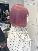 ブリーチしてもツヤツヤピンク♪♪