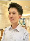 モテ髪王道刈り上げ爽やかメンズショート短髪オフィスカジュアル