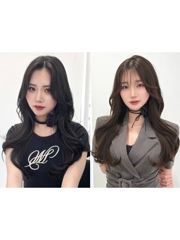 【学割U24】おトクにかわいく♪[横浜/横浜駅/ブリーチなしダブルカラー/顔周りカット/学割]