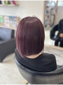 大人可愛いワインレッド