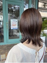 ツキ(tsuki.) 《tsuki.》medium レイヤー × OWAY オーガニックカラー