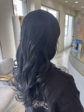 ブレスバイファースト 富谷店(Breath by first) Blue Black×layer cut