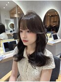 ワンホン風顔周りカット