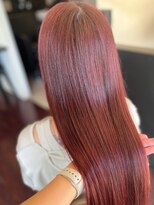 ローレン(LOREM)&nbsp;デザインカラーツヤ髪×チェリーレッド9.10