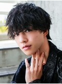 ツイストスパイラルパーマ×ショートウルフ