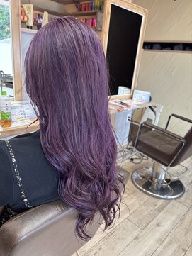 ヘア ロンドン カフェ(HAIR LONDON CAFE) 初全頭ブリーチカラーリング