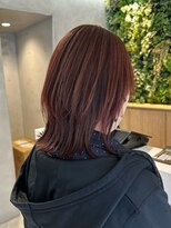 ルディー バイ ヘアーポケット(rudii by HAIR POCKET)&nbsp;秋冬に映えるレッドブラウンレイヤー