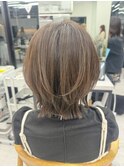 レイヤーボブ/くびれヘア/レイヤーカット/イメチェン