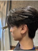 お客様スタイル毛流れセンターパート