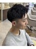 【リピート率90%!!】メンズカット+魔法のバブルmarbbスパ+眉カット